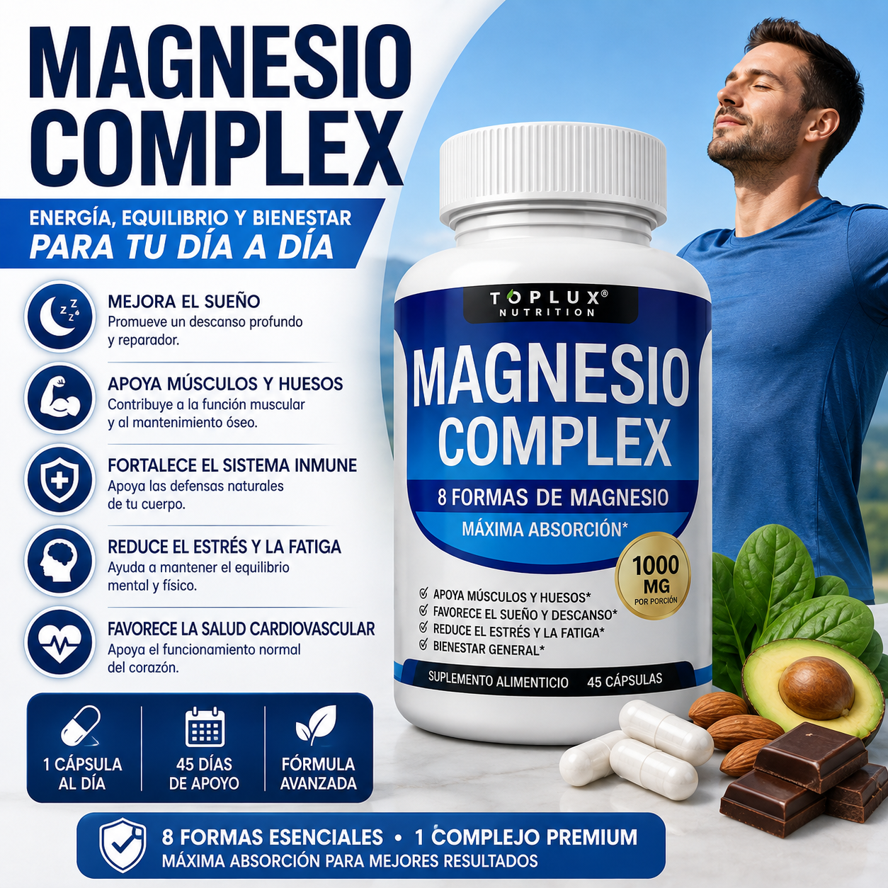 Suplemento Magnesio | Mejora tu Rendimiento