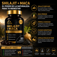 Shilajit Max Vitality | Shilajit + Maca Andina