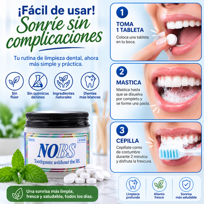 🦷 DentTabs NOBS | Tabletas Dentales Blanqueadoras