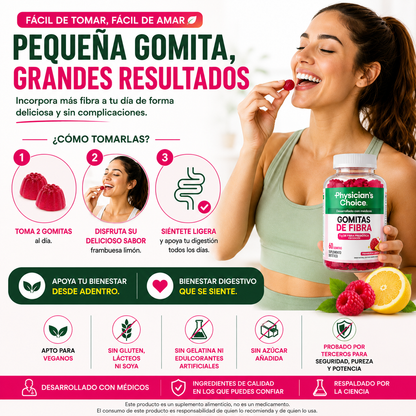 Physicians Choice® Gomitas de Fibra Prebiótica