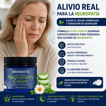 MIGRASTIL | Crema Para Aliviar Dolor y Hormigueo Neuropático