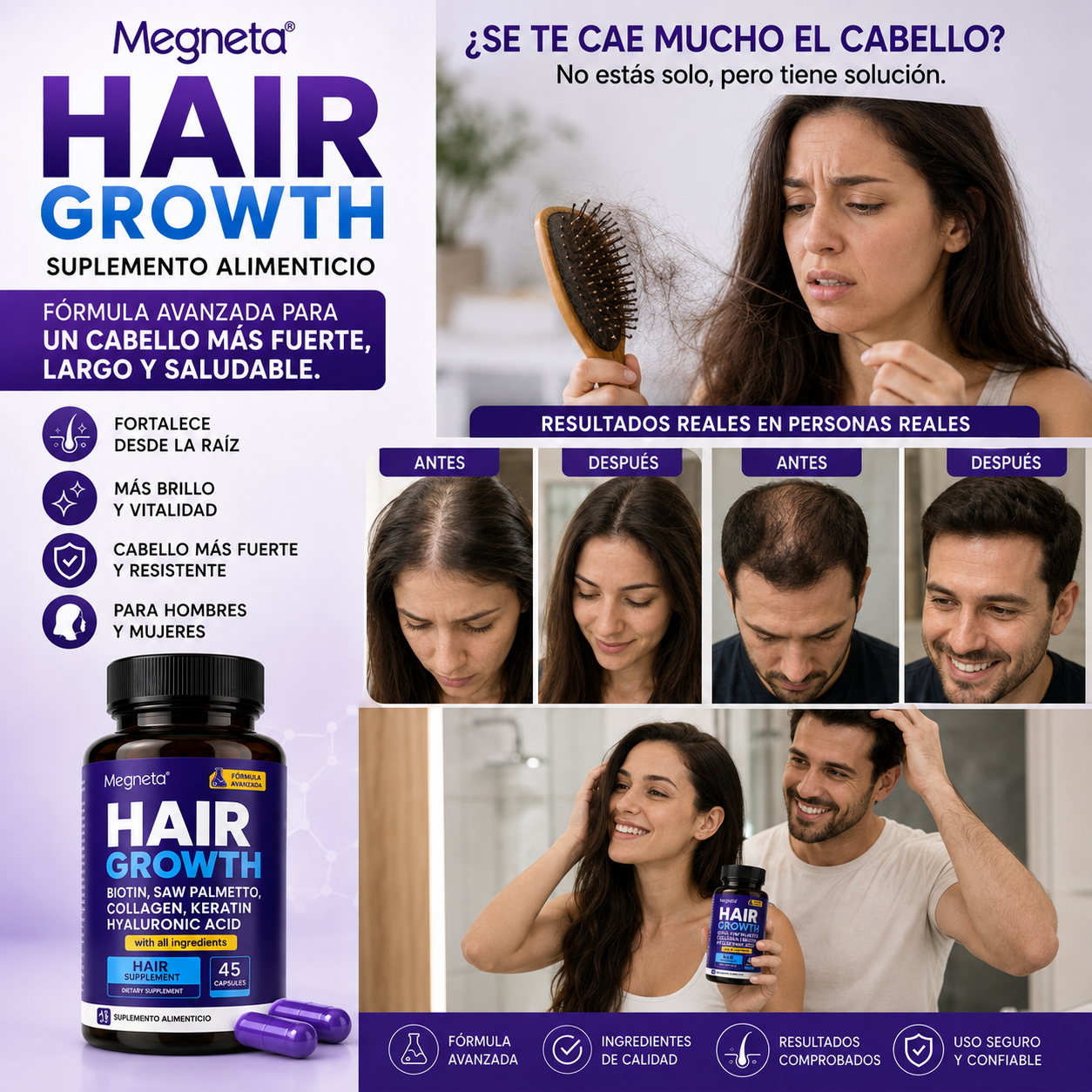 Hair Growth Megneta – Crecimiento y Fortaleza Capilar