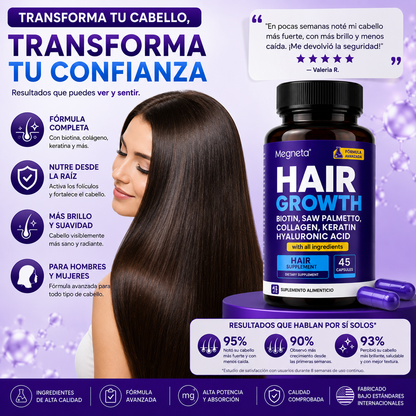Hair Growth Megneta – Crecimiento y Fortaleza Capilar