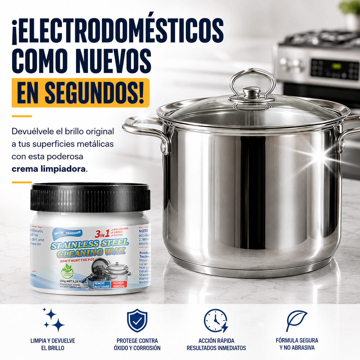 Crema para Pulir Metales | Cleaning Wax