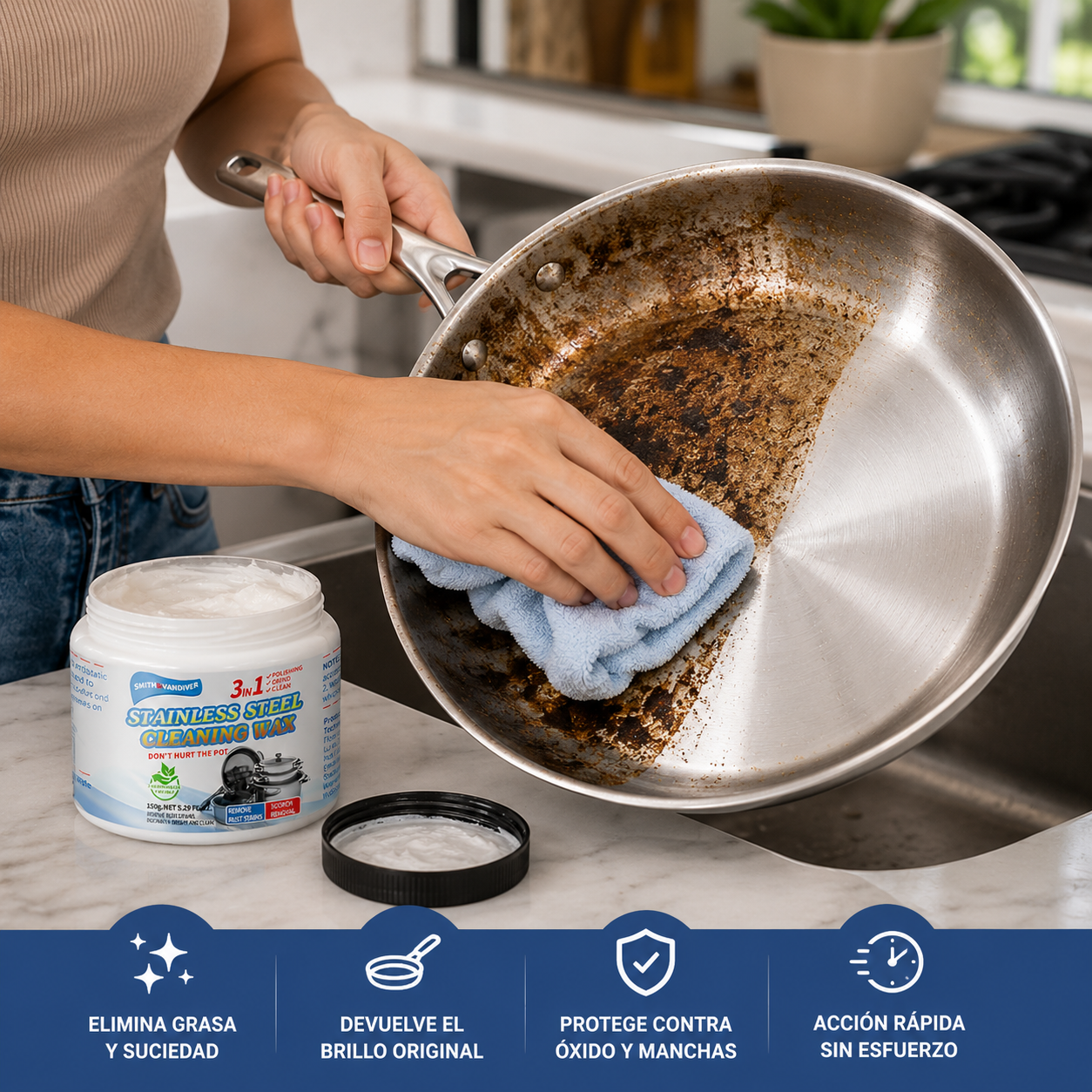 Crema para Pulir Metales | Cleaning Wax