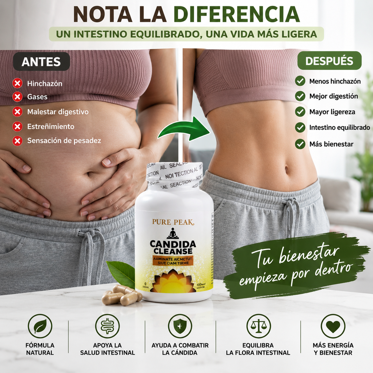 CANDIDA CLEASE 80 CAPSULAS