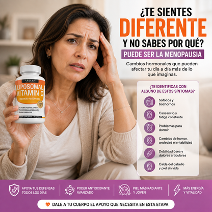 Vitamina C Liposomal TopLux | Defensas, Colágeno y Vitalidad
