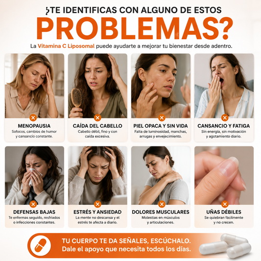 Vitamina C Liposomal TopLux | Defensas, Colágeno y Vitalidad