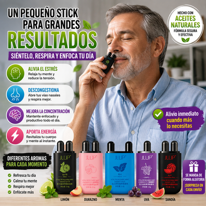 Inhalador Nasal Energizante – Respira, Despeja y Actívate
