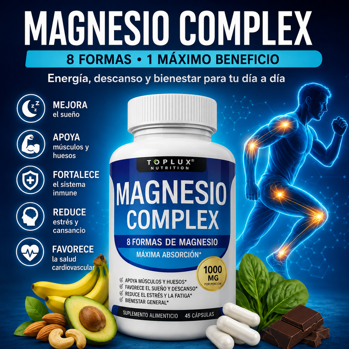 Suplemento Magnesio | Mejora tu Rendimiento