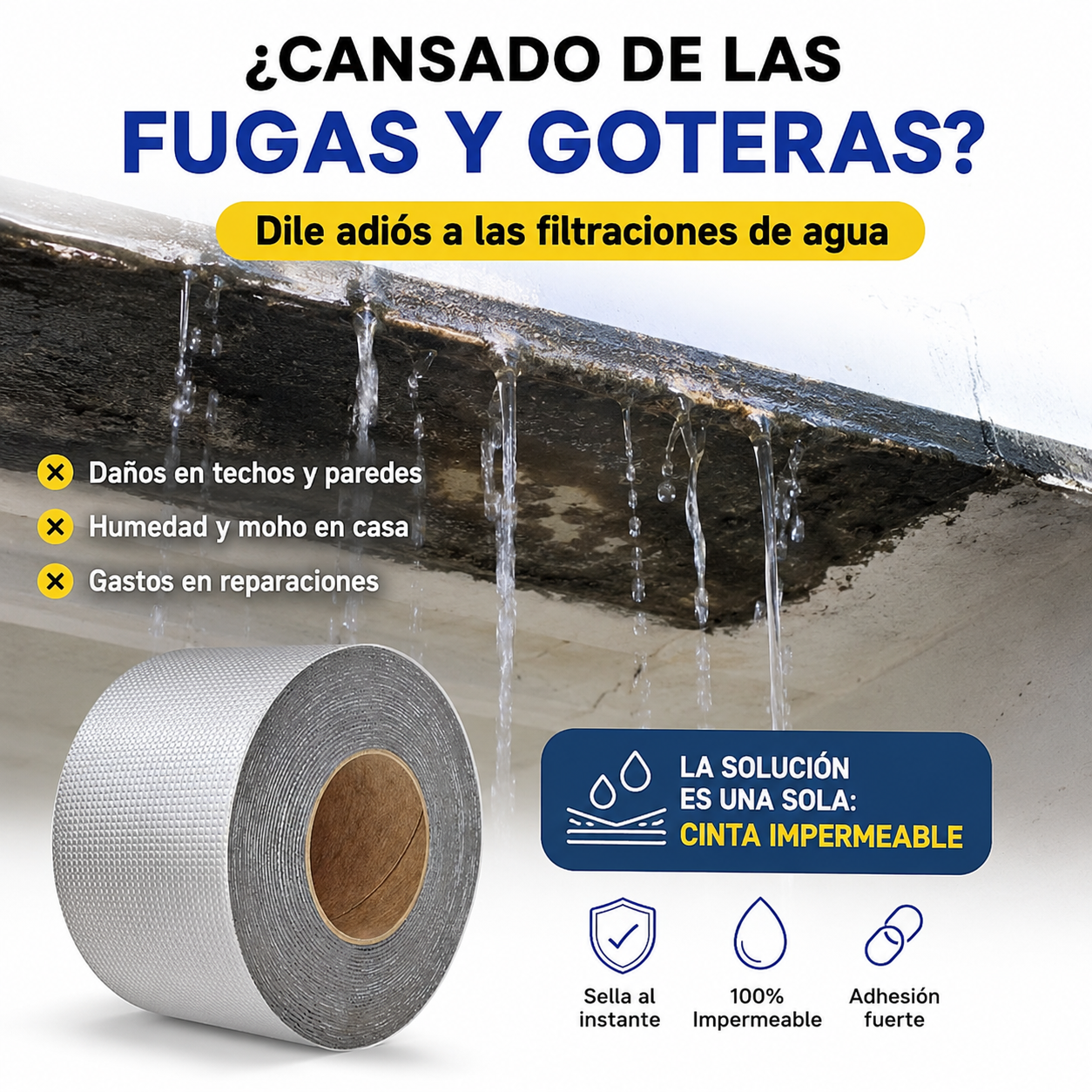 Cinta Impermeable Antifugas ProSeal
