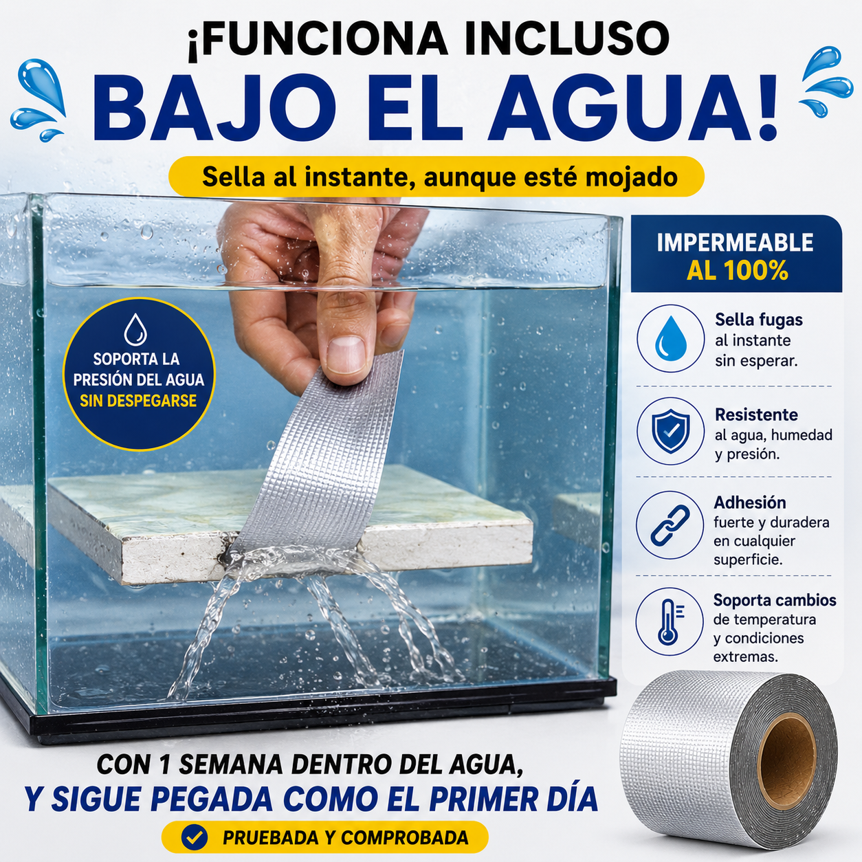 Cinta Impermeable Antifugas ProSeal