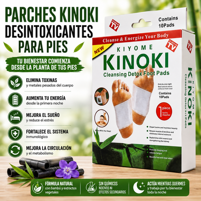 KINOKI | Parches desintoxicantes para Pies