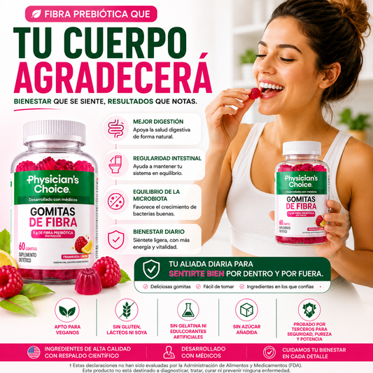 Physicians Choice® Gomitas de Fibra Prebiótica